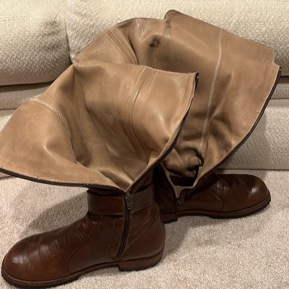 Jim Barnier brown leather boot sz11 - Picture 9 of 11